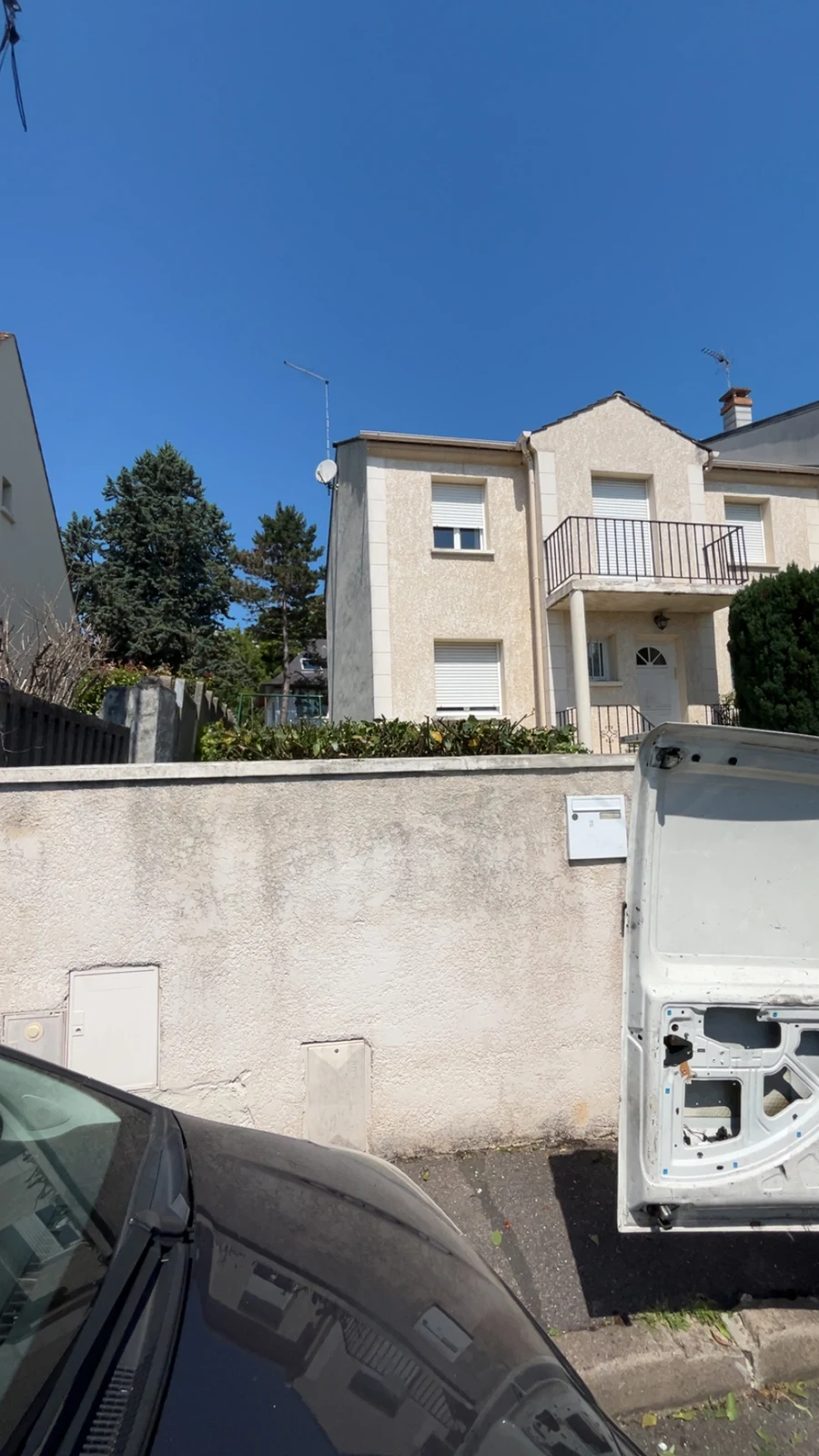 Taille de haie — côté rue — Après